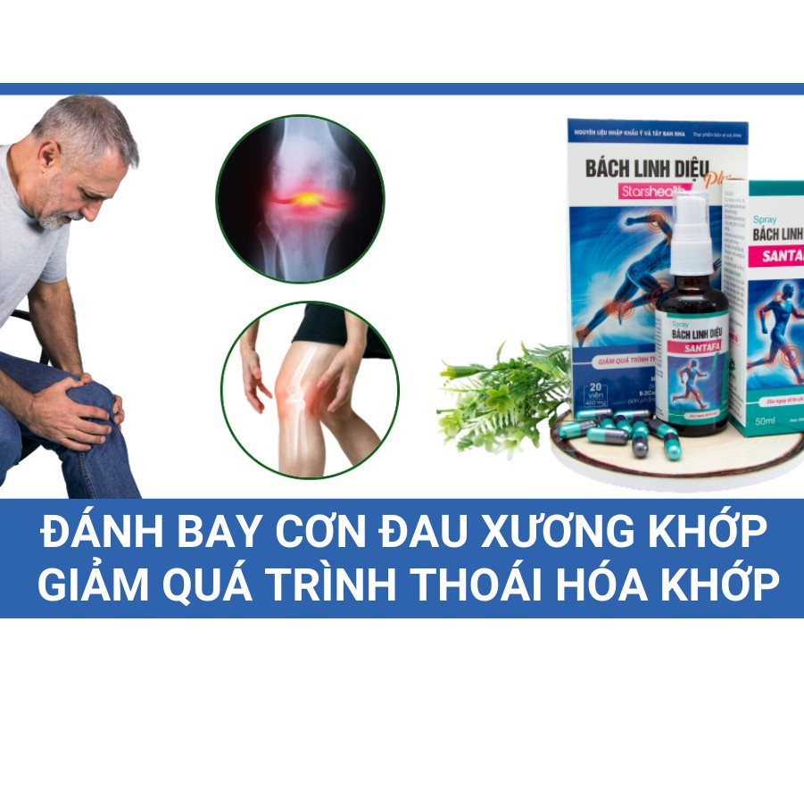 Viên uống Bách Linh Diệu – Hỗ trợ điều trị thoái hóa khớp (hộp 20 viên)
