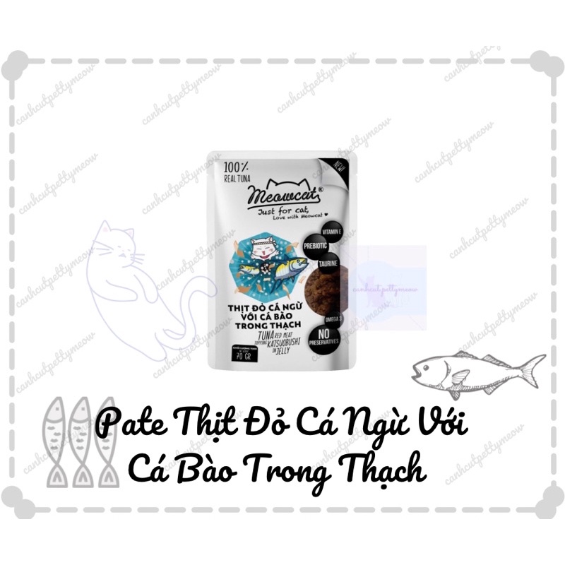 PATE GÓI MEOWCAT DẠNG THẠCH 70gram