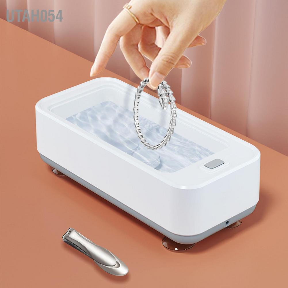 Máy làm sạch bằng sóng siêu âm sạc USB ngăn ngừa trượt rửa trang sức đồng hồ