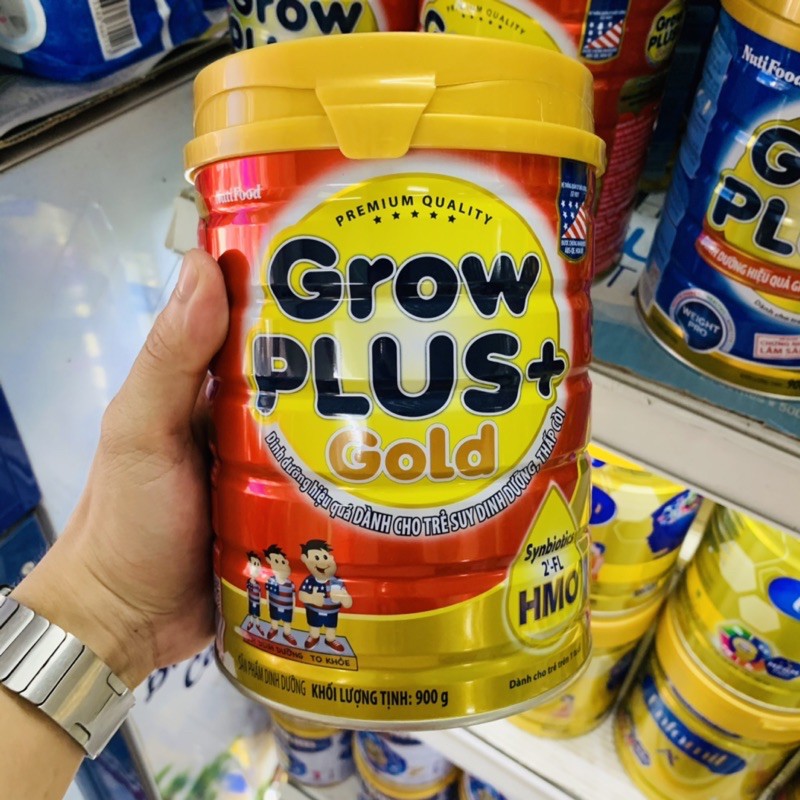 Sữa bột Grow Plus+ Gold Nutifood 900G trên 1 tuổi