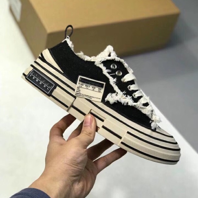 Giày Sneaker Rách Xvessel, Giày CV Rách Ăn Mày hot trend nam nữ