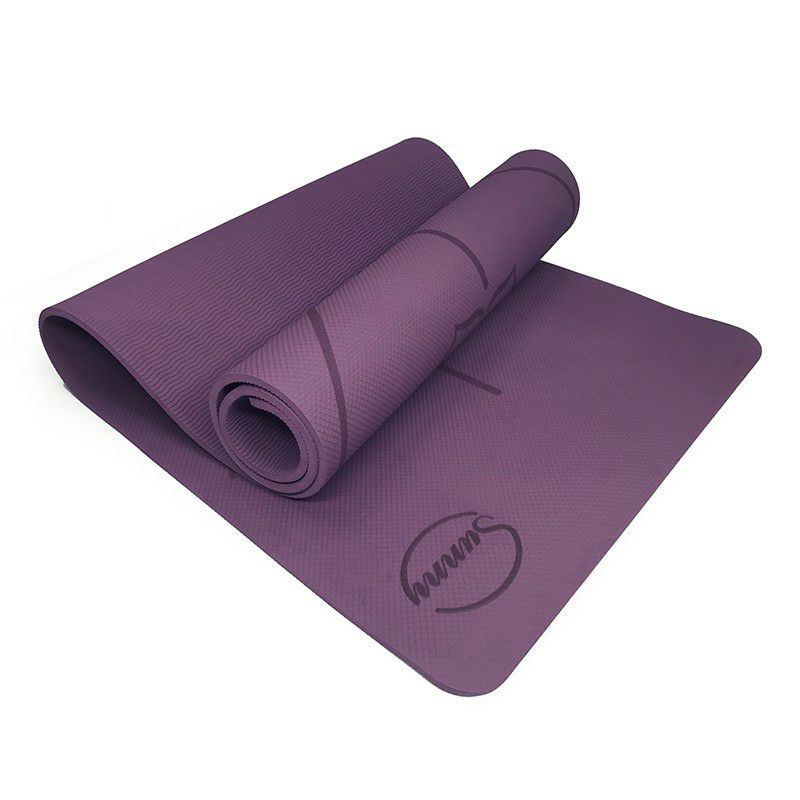 THẢM TẬP YOGA SUNNY CÓ ĐỊNH TUYẾN 1 LỚP 8MM TẶNG KÈM TÚI