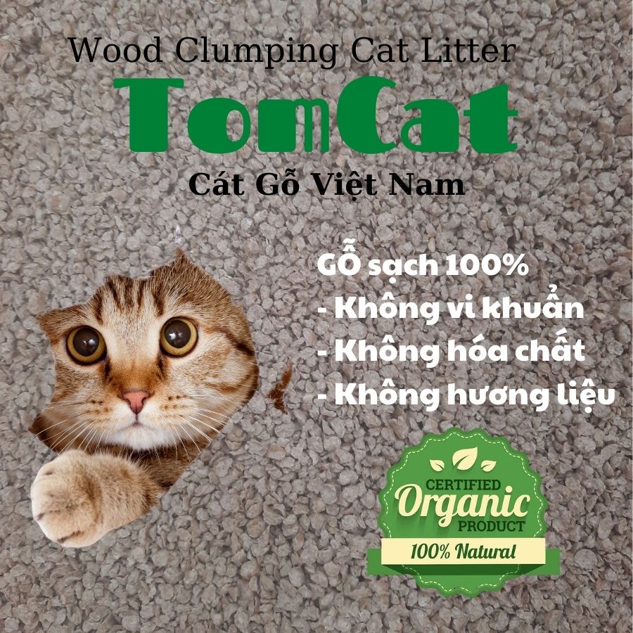 Cát đậu nành Cature và Cát gỗ TOMCAT diệt khuẩn hạt nhỏ Cát vệ sinh cho mèo