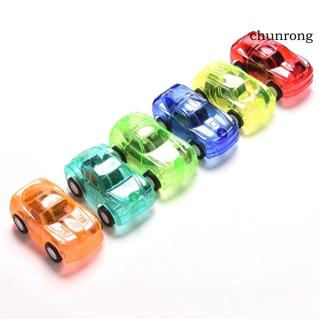 Cr Mô Hình Xe Hơi Đồ Chơi Mini Bằng Nhựa Trong Suốt Dễ Thương Cho Bé