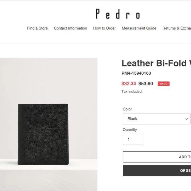 Ví đứng Pedro hàng tuồn kho chuẩn store
