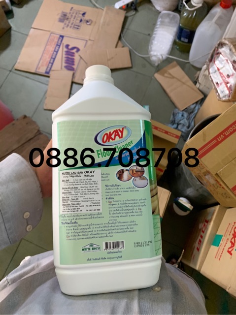 Lau sàn Okay 3800ml Hàng có tem nhập khẩu