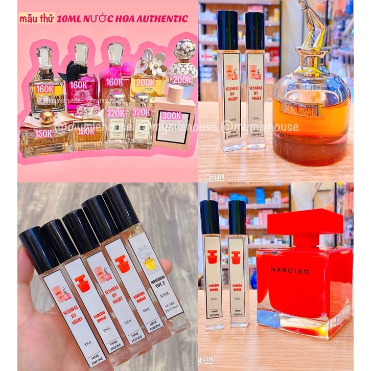 ( Mẫu thử 10ml ) Nước hoa nữ 10ml