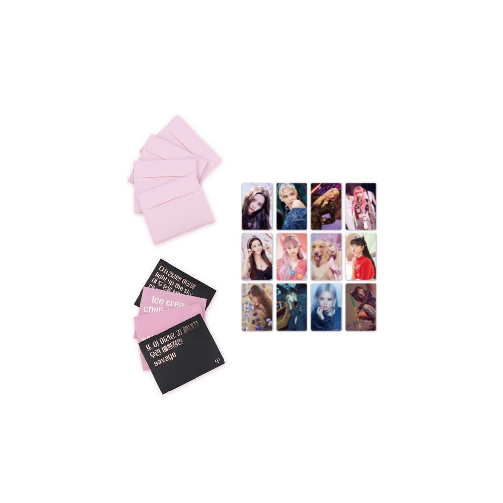 Bộ ảnh BLACKPINK LYRICS CARDS + PHOTOCARDS SET