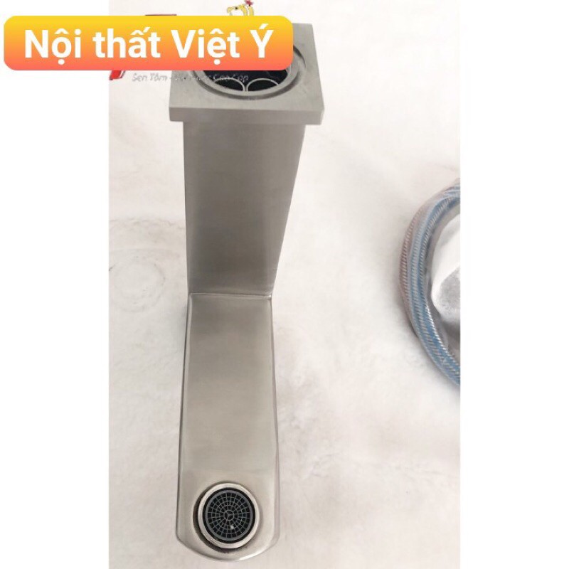 (ĐẢM BẢO 100% INOX 304)Vòi Rửa Mặt Lavabo Nóng Lạnh INOX 304