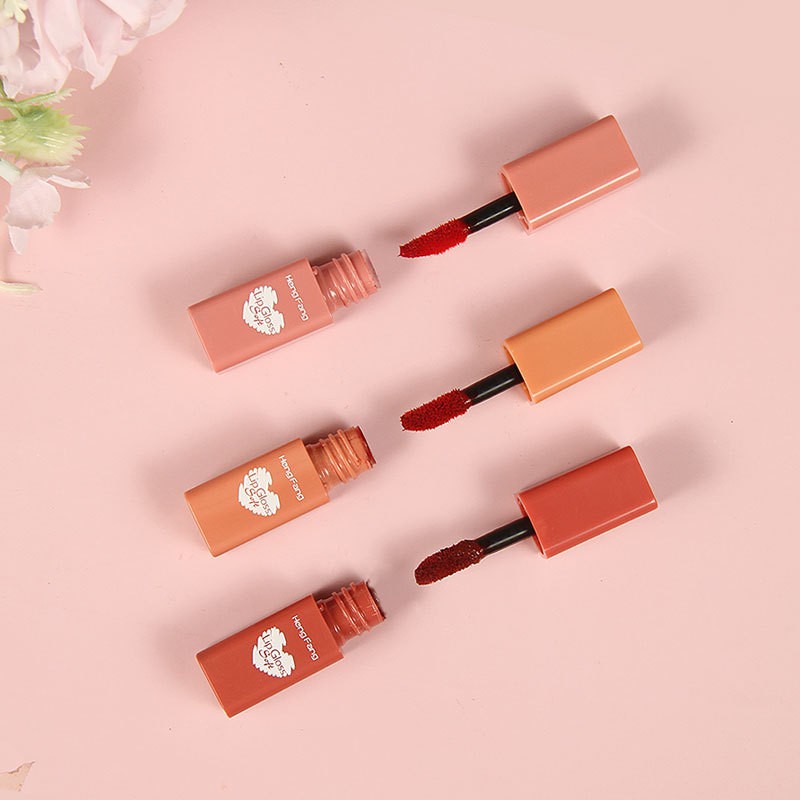 Set Son Lì 3 thỏi MINI TOUCH H7049 Hengfang nội địa sỉ rẻ lâu trôi mềm mịn chuẩn màu thơm mút matte lipstick bộ son