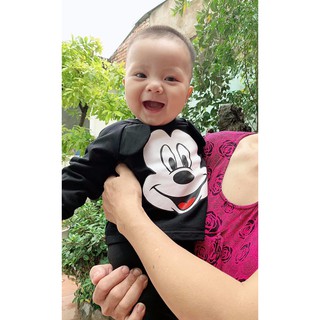 BỘ THU ĐÔNG MICKEY ĐEN CHO BÉ