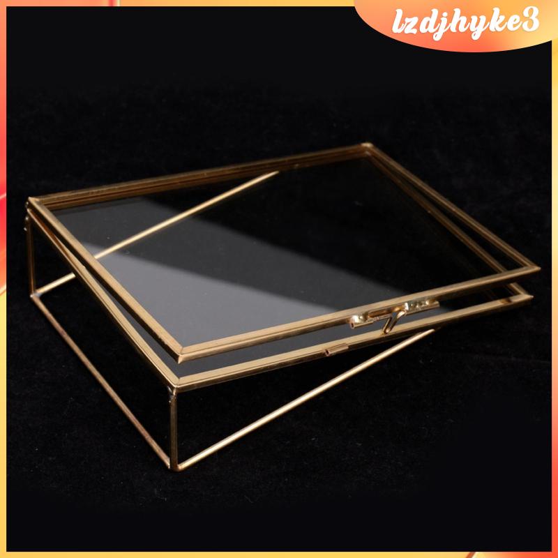 [lzdjhyke3] Khung Ảnh Chân Dung Thủy Tinh Cổ Điển Trang Trí Nhà Cửa 5x7in