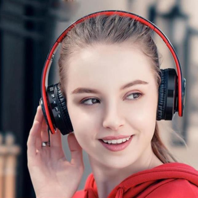 Tai nghe bluetooth chụp tai âm thanh chuẩn stereo, hỗ trợ đàm thoại 2 chiều hỗ trợ thẻ nhớ, âm bass khỏe có thể gập b3 | BigBuy360 - bigbuy360.vn