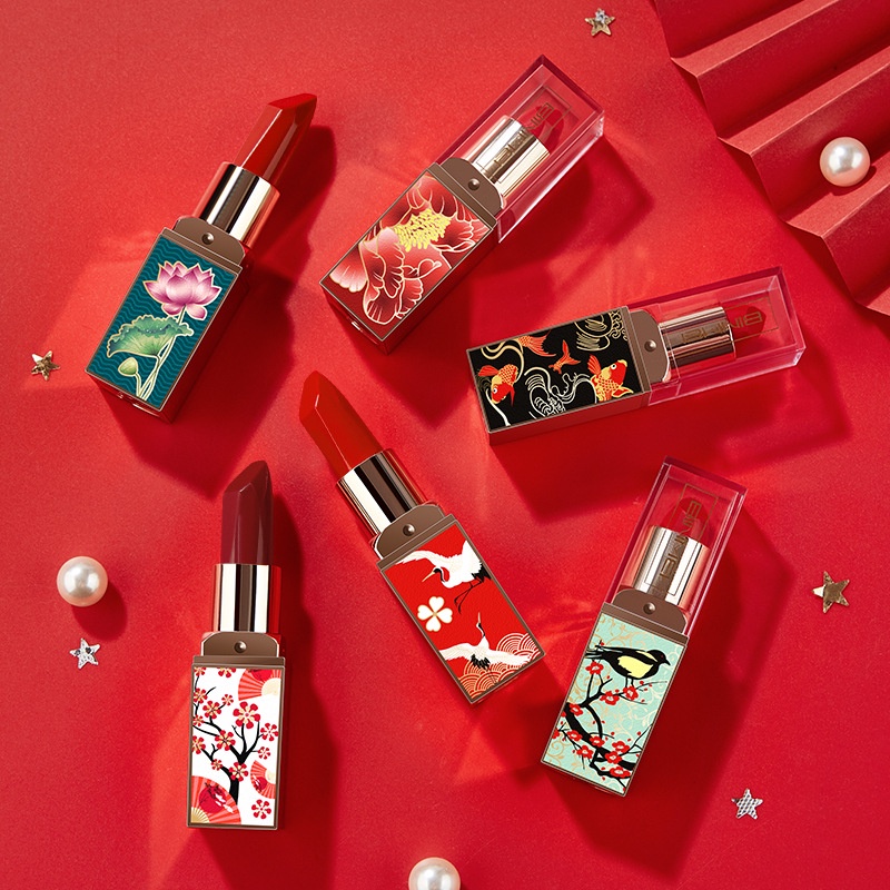 [Hàng mới về] Son môi BINMEI dưỡng ẩm lâu trôi kháng nước không phai màu retro phong cách