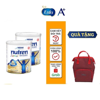 (Hàng cty - SIÊU GIẢM GIÁ) Combo 2 lon Sữa tăng cân nutren junior lon 800g. SX Thụy Sĩ