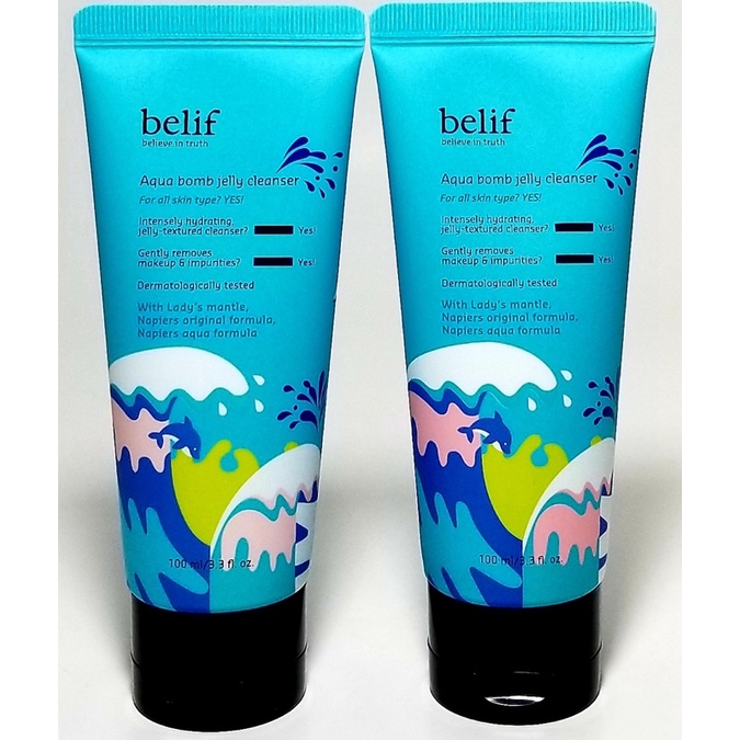 Gel Rửa Mặt Cấp Nước Cho Da Belif AQUA BOMB JELLY CLEANSER 30ML