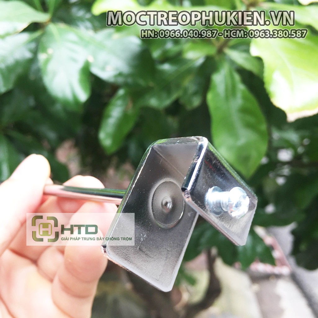 100 MÓC TREO PHỤ KIỆN CÀI THANH HỘP INOX, CÀI THANH HÚC 15*30