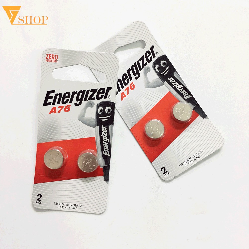 Pin A76 LR44 Energizer Alkaline 1,5V chính hãng