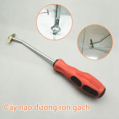 Bộ Tua Vít Cạo Ron Gạch Cán Chống Trượt Đầu Thép Bắt Vít Lục Giác Tổng Chiều Dài 22cm Và 1 Cây L Lục Giác Size 3mm