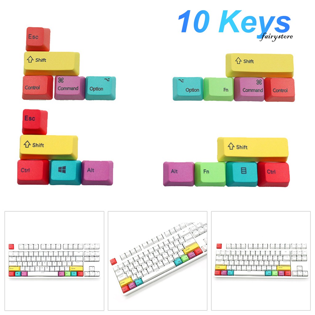 Set 10 Nút Bọc Bàn Phím Cơ Pbt