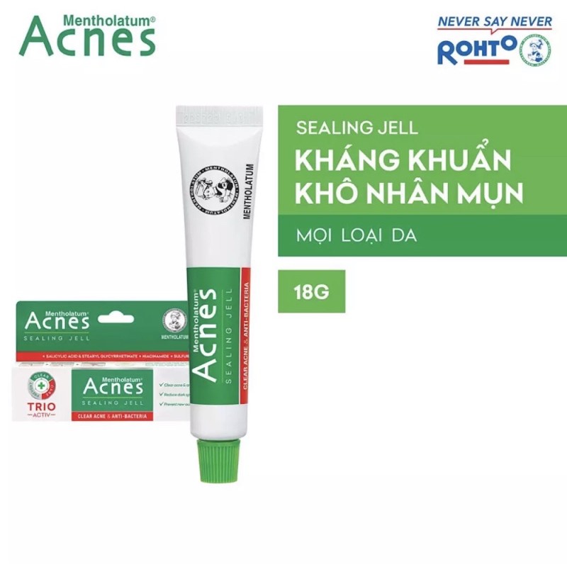 Gel ngừa mụn kháng khuẩn Acnes Sealing Jell 18g