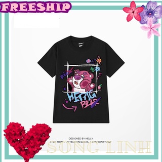 (CÓ SẴN) Áo phông Nelly - Heybig : Mẫu PINK HEYBIG BEAR