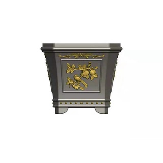 Khuôn đúc chậu vuông rộng 55 cao 50 cm