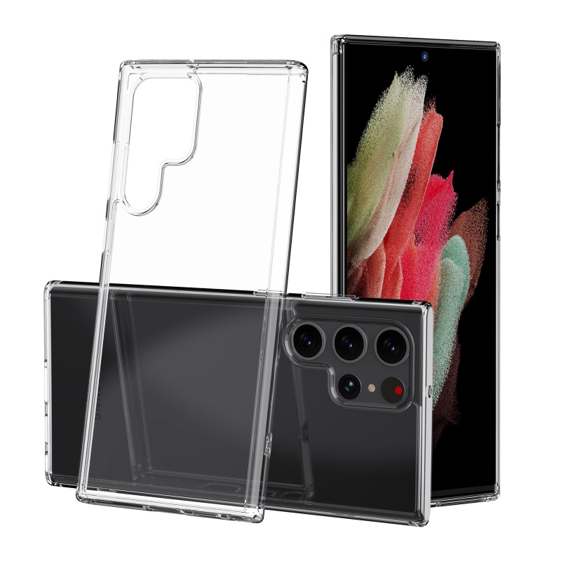 Ốp Điện Thoại Acrylic Trong Suốt Siêu Mỏng Chống Bám Bẩn Cho S22 S22 Plus S22 Ultra
