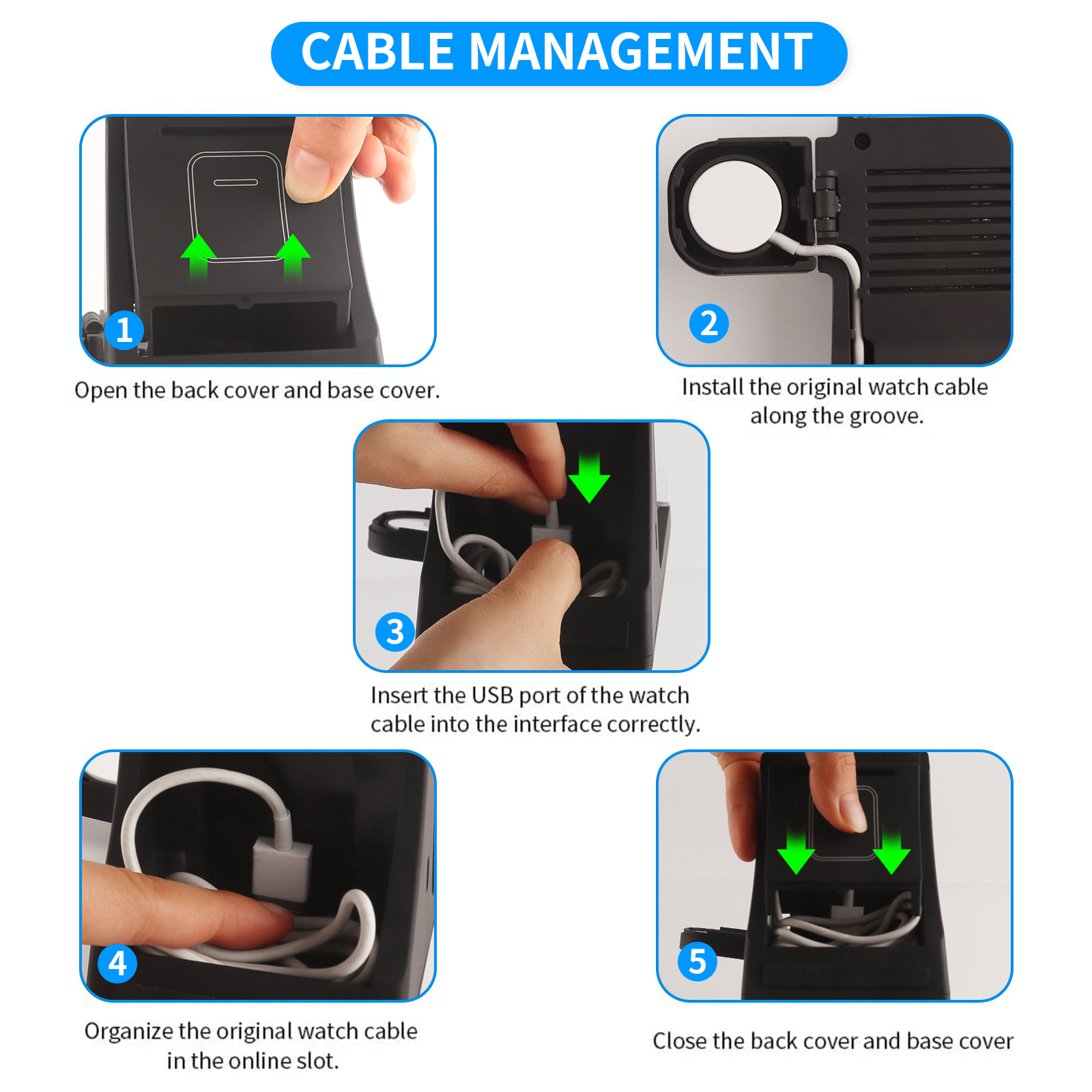 Bộ Sạc Không Dây 4 Trong 1 Cho Điện Thoại Apple Android, Apple Watch Bộ Sạc Không Dây Apple Airpods