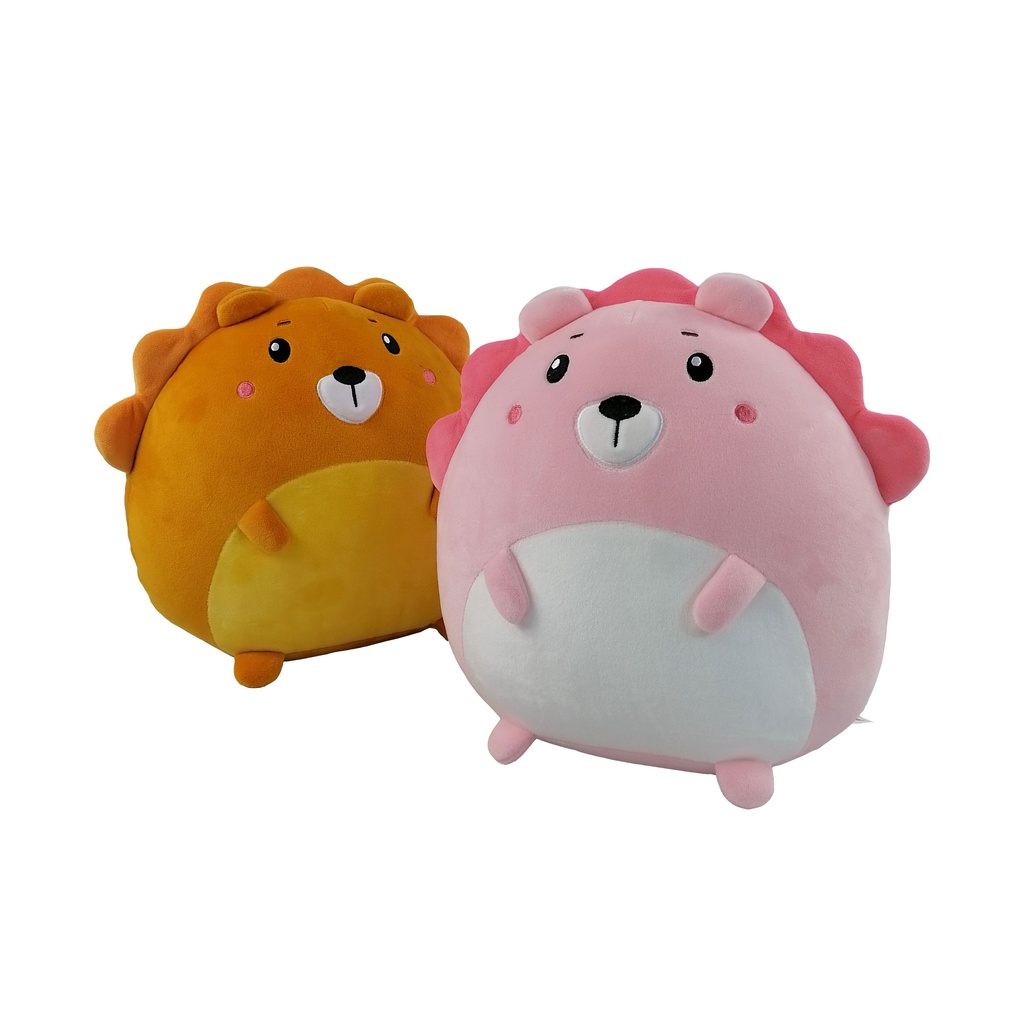 Đồ chơi thú bông hình mèo/ sư tử/ chó/ cú 25 cm dạng squishmallow sáng tạo dễ thương