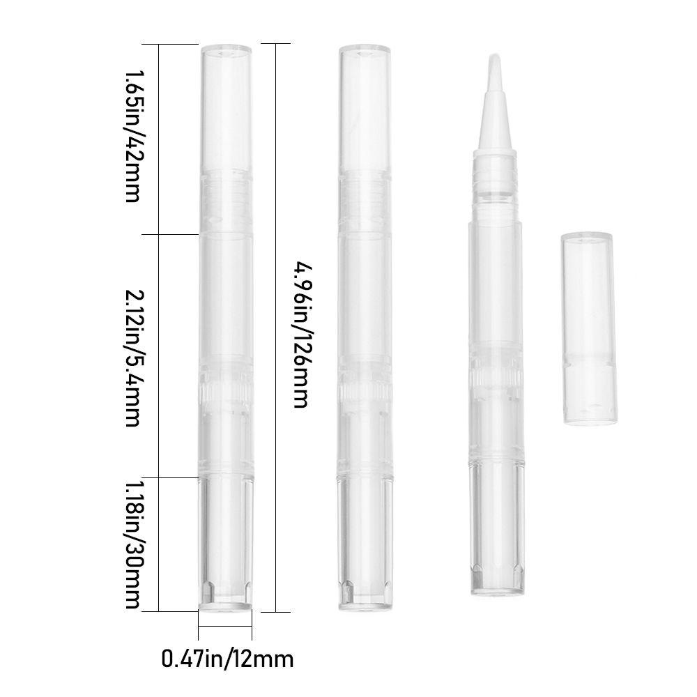 Set 3 Chai Dầu / Bút Vẽ Trang Trí Móng / Đầu Silicon Đa Năng 3ml Tiện Dụng
