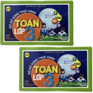 Bộ đồ dùng thực hành học toán lớp 3 203 chi tiết nhật hoa minh