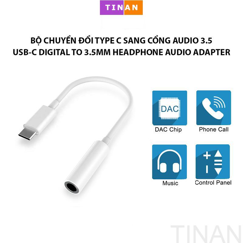 Bộ Chuyển Đổi Type C Sang Cổng Audio 3.5mm, Vừa Cắm Sạc Vừa Mang Tai Nghe