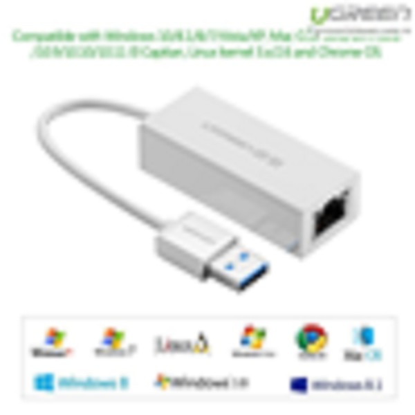 USB 3.0 to LAN, hỗ trợ chuẩn Giga Ethernet