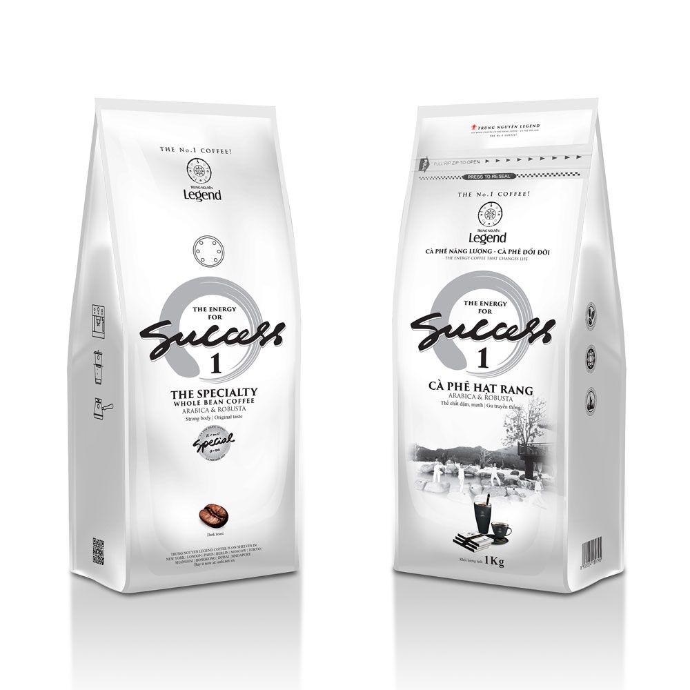 Cà phê Trung Nguyên pha máy Legend Success 1, 2 (1kg)