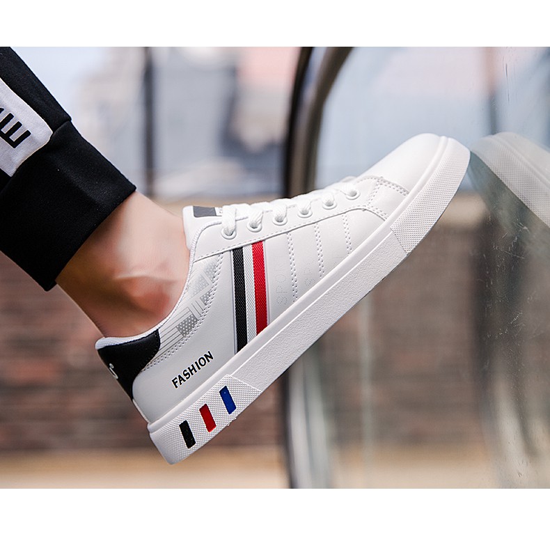 Giày Sneaker Thể Thao Nam Da Cao Cấp Màu Trắng G07 Đẹp Hot | BigBuy360 - bigbuy360.vn