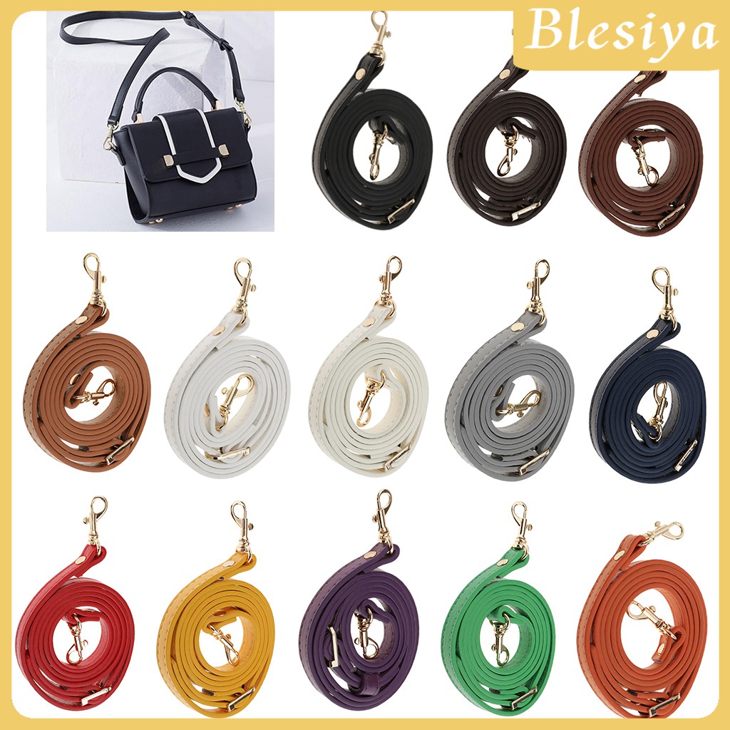 (Hàng Mới Về) Dây Đeo Túi Xách Bằng Da 120cm Có Thể Điều Chỉnh Được