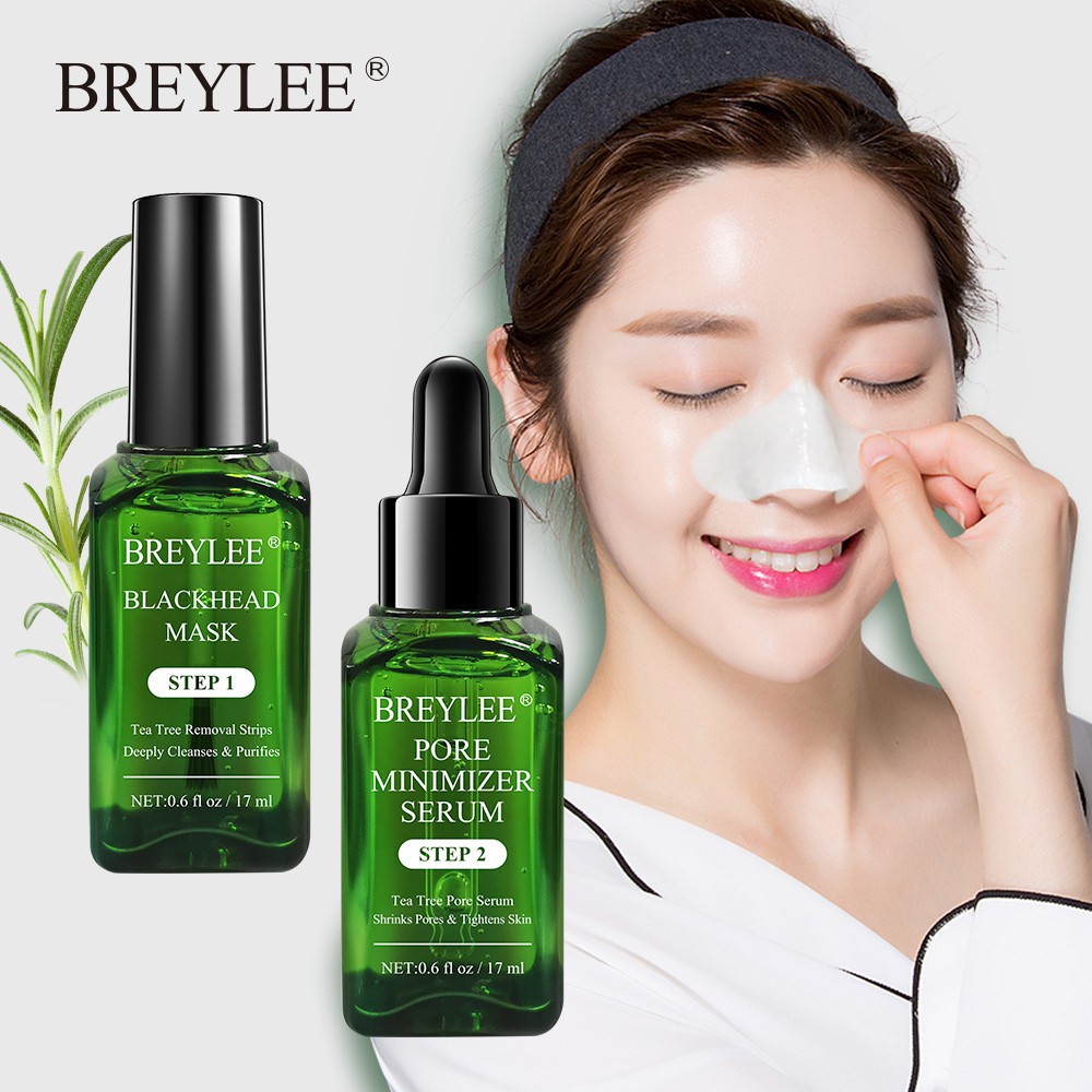 (Hàng Mới Về) Serum Trị Mụn Đầu Đen Thu Nhỏ Lỗ Chân Lông Breylee 17ml