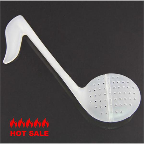 Strainer Tea Filter Music Note Jumping item spoon-color