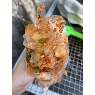 Bánh tráng phơi sương tóp mỡ hành