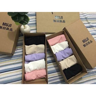 Hộp 5 quần lót muji nữ đúc su