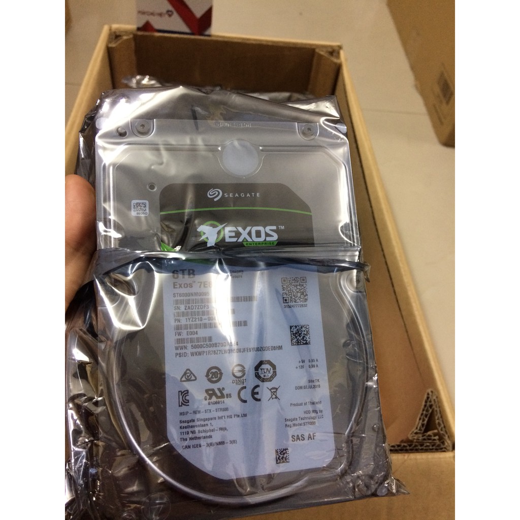 Ổ cứng Seagate Exos 6TB SAS 3.5" 7.2K 12Gbps 256MB Cache | BigBuy360 - bigbuy360.vn