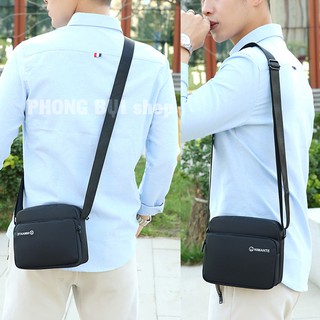 Túi Đeo Chéo Nam Mini Chất Polyester Chống Nước Tiện Dụng Đựng Nhiều Đồ, Túi Xách Nam PHUCLAM2022