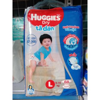 Tã dán huggies l68