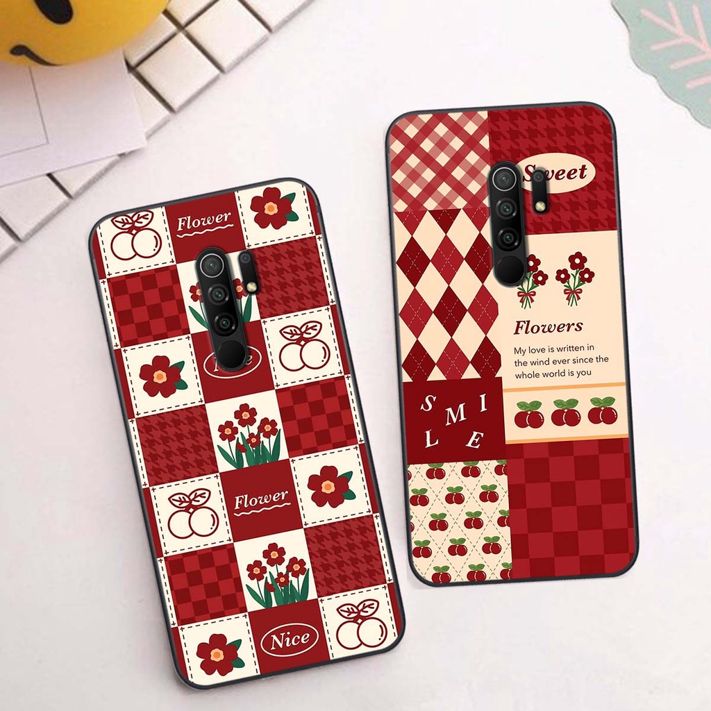 Ốp Xiaomi Redmi 9 họa tiết hoa, gấu thời trang, ốp dẻo bền đẹp