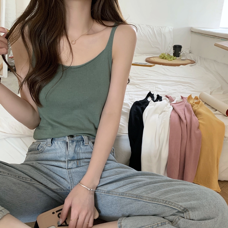 Áo Hai Dây Thiết Kế Đơn Giản Quyến Rũ Cho Nữ | BigBuy360 - bigbuy360.vn