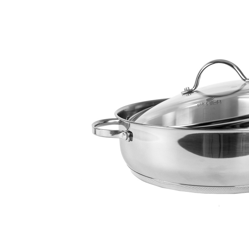 NỒI LẨU INOX 304 5 ĐÁY SMARTCOOK  ELMICH SIZE 26CM HÀNG QUÀ TẶNG EM BÁN RẺ HƠN SO VỚI GIÁ THỊ TRƯỜNG