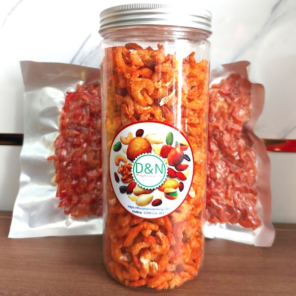 Tôm khô Cà Mau không chất bảo quản, không hoá phẩm màu (loại nhỏ nấu canh) bịch 500gram