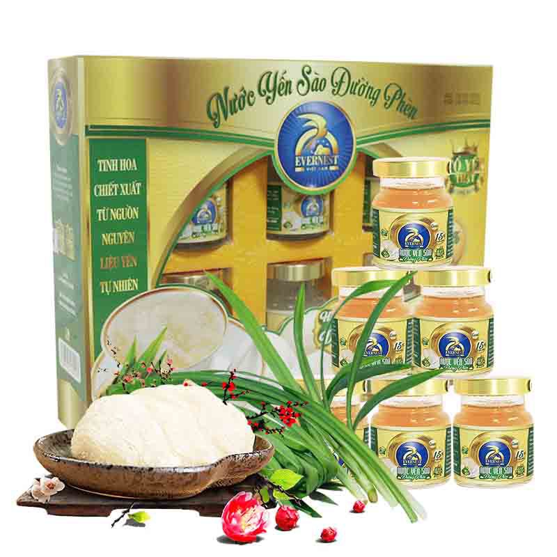 Hộp Nước Yến Sào EVERNEST 15% tổ yến cao cấp siêu ngon