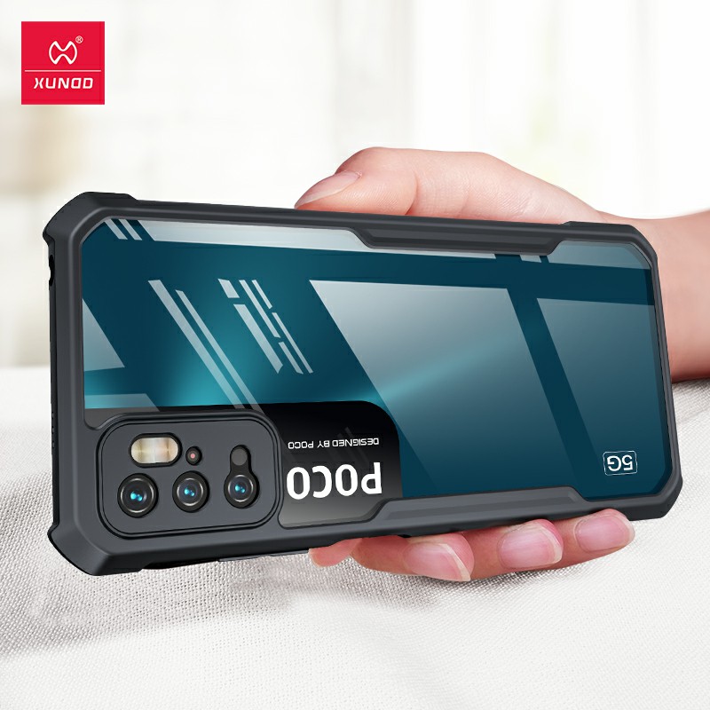 Ốp lưng Xiaomi Poco M3 Pro / Redmi Note 10 5G / Poco M4 Pro 5G hiệu Xundd lưng trong viền màu cao cấp